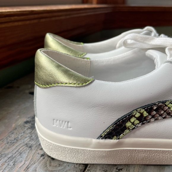 NWOT Madewell unisex sidewalk low top leather sneakers | size 10W 8.5M - Picture 2 of 10